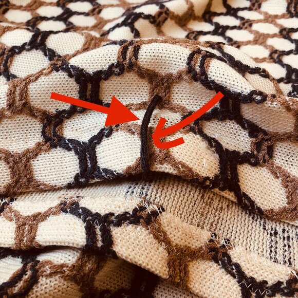 Dalton Vintage 70's Maxi Skirt 100% Wool Deep Side Slit - Picture 9 of 16